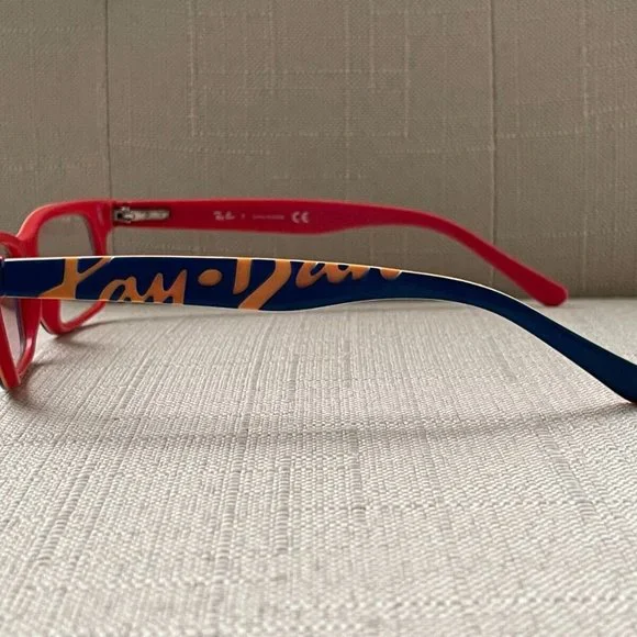 Ray-Ban Women Eyeglasses Blue/Red Tone RB1535 48[]16 130 Glasses Retail $130 - Picture 9 of 12